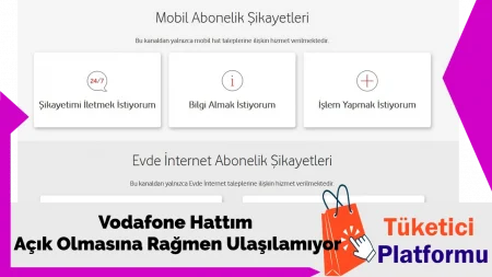 Vodafone Telefon açık ama ulaşılamıyor